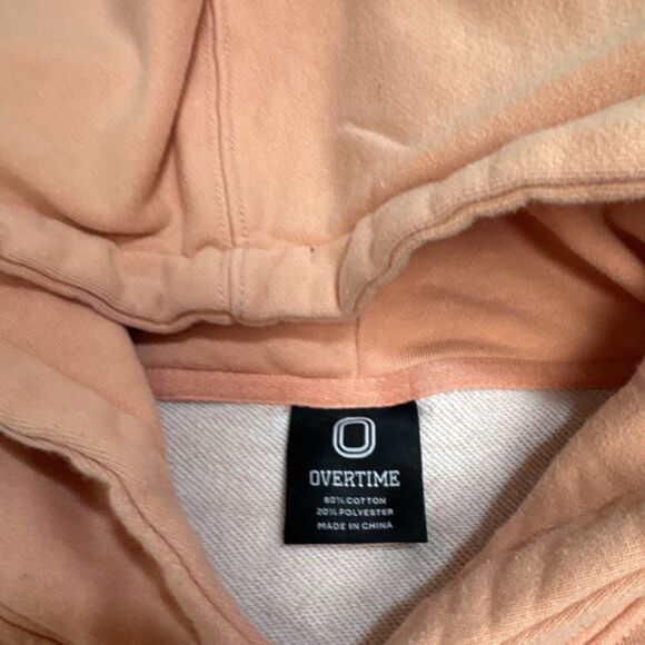 Overtime Men’s Classic Hoodie Orange Large - Picture 3 of 8